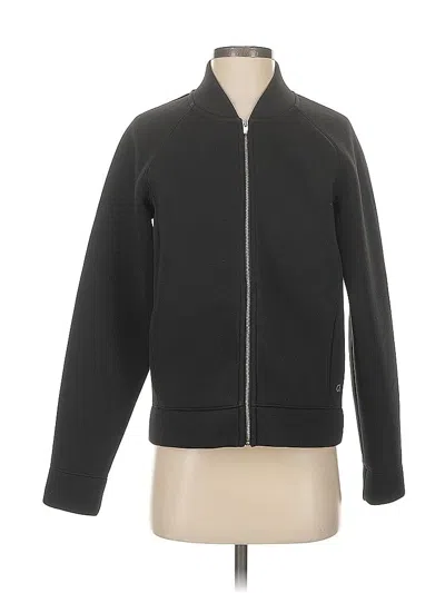 Pre-owned Gap Fit Track Jacket In Black