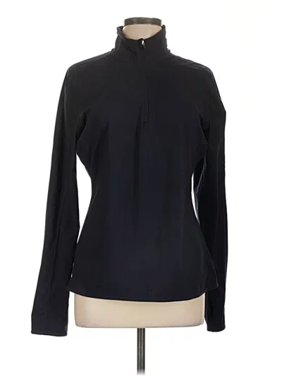 Pre-owned Gap Fit Track Jacket In Black