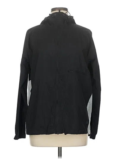 Pre-owned Gap Fit Track Jacket In Black