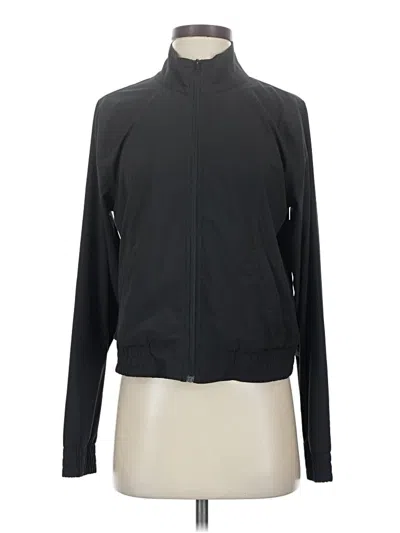 Pre-owned Gap Fit Track Jacket In Black