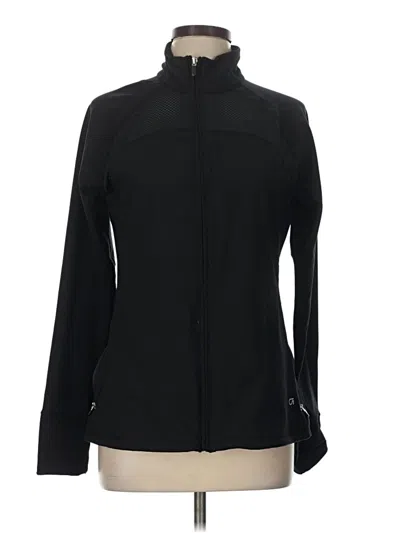 Pre-owned Gap Fit Track Jacket In Black