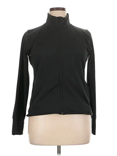 Pre-owned Gap Fit Track Jacket In Black