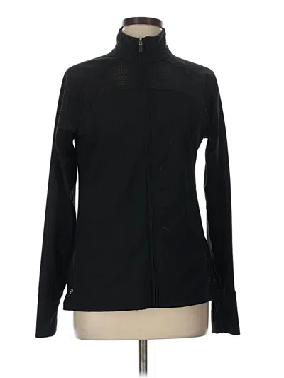 Pre-owned Gap Fit Track Jacket In Black