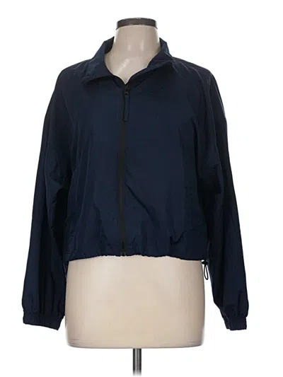 Pre-owned Gap Fit Track Jacket In Blue