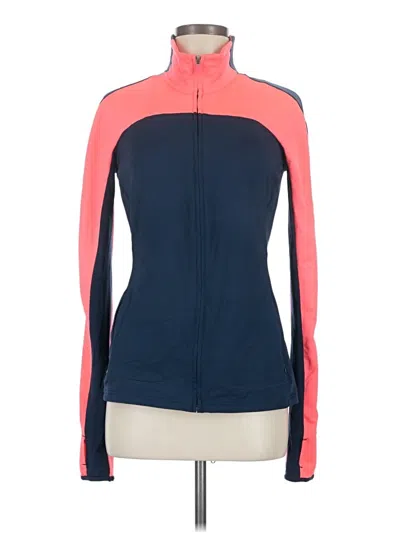 Pre-owned Gap Fit Track Jacket In Blue