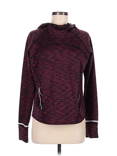 Pre-owned Gap Fit Track Jacket In Burgundy
