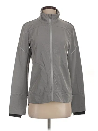 Pre-owned Gap Fit Track Jacket In Gray