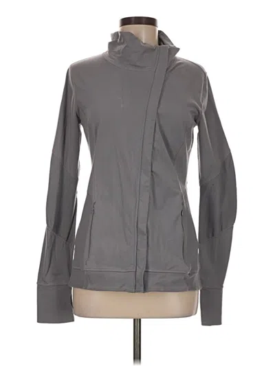 Pre-owned Gap Fit Track Jacket In Gray