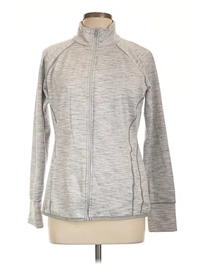 Pre-owned Gap Fit Track Jacket In Gray