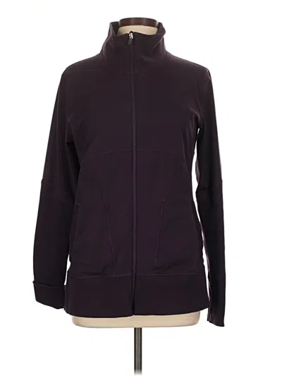 Pre-owned Gap Fit Track Jacket In Purple