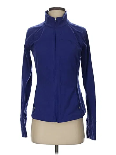 Pre-owned Gap Fit Track Jacket In Purple