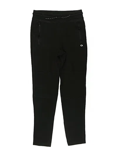 Pre-owned Gap Fit Kids' Track Pants In Black