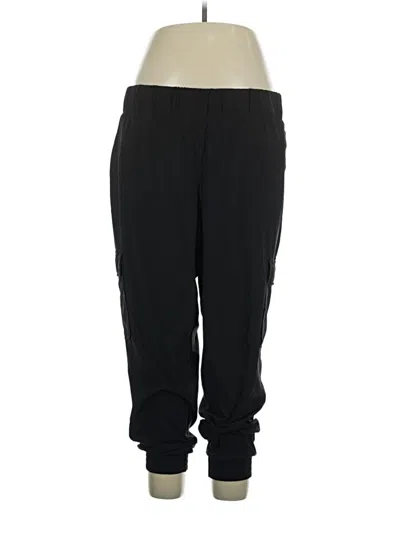 Pre-owned Gap Fit Track Pants In Black