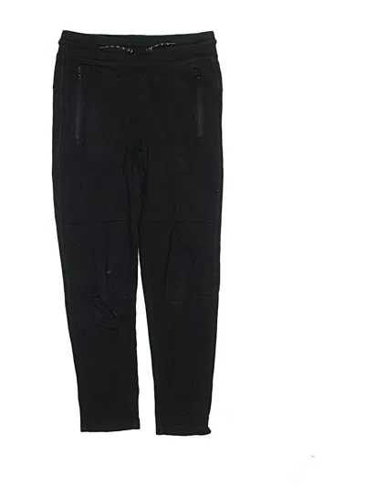 Pre-owned Gap Fit Kids' Track Pants In Black