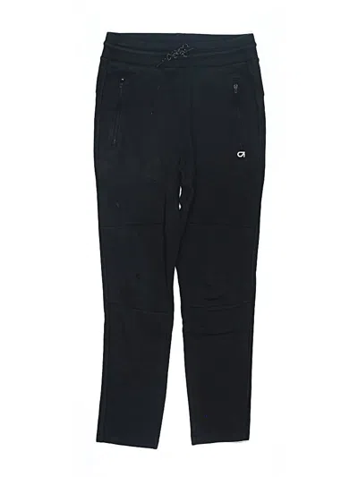 Pre-owned Gap Fit Kids' Track Pants In Black