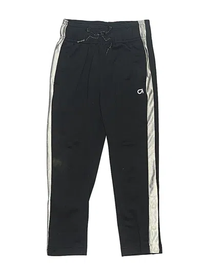 Pre-owned Gap Fit Kids' Track Pants In Black