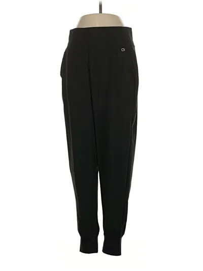 Pre-owned Gap Fit Track Pants In Black