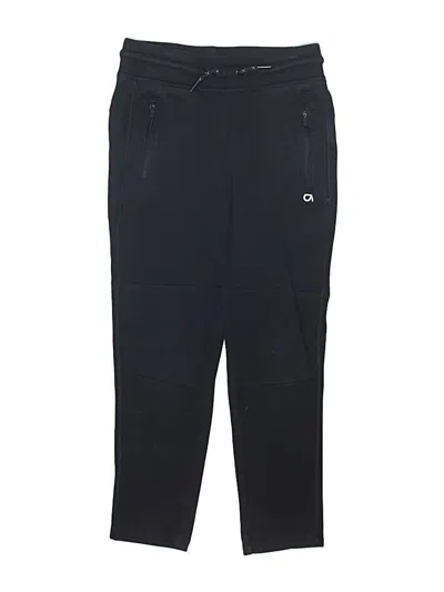 Pre-owned Gap Fit Kids' Track Pants In Black