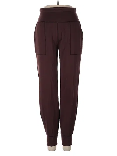Pre-owned Gap Fit Track Pants In Burgundy