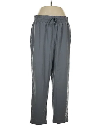 Pre-owned Gap Fit Track Pants In Gray