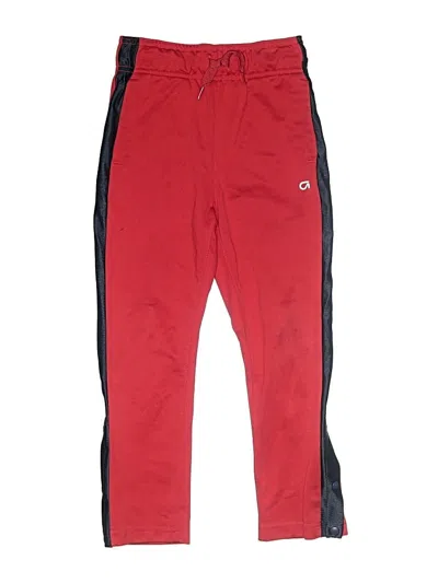 Pre-owned Gap Fit Kids' Track Pants In Red