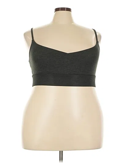 Pre-owned Gap Fit Tube Top Gray Strapless Neckline Tops