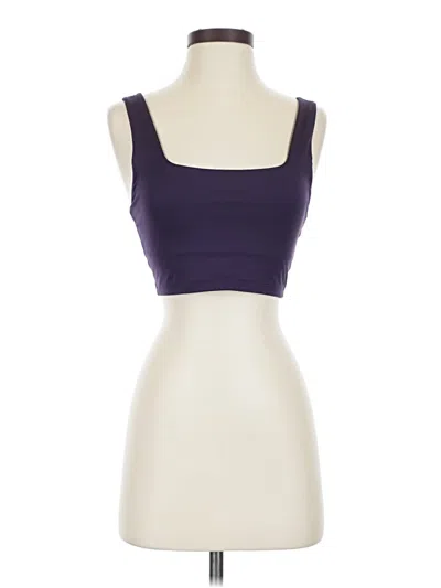 Pre-owned Gap Fit Tube Top Purple Strapless Neckline Tops