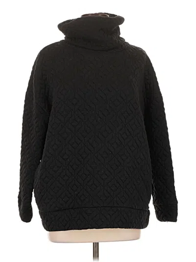 Pre-owned Gap Fit Turtleneck Sweater In Black