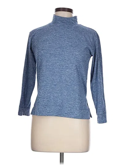 Pre-owned Gap Fit Turtleneck Sweater In Blue