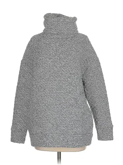 Pre-owned Gap Fit Turtleneck Sweater In Gray