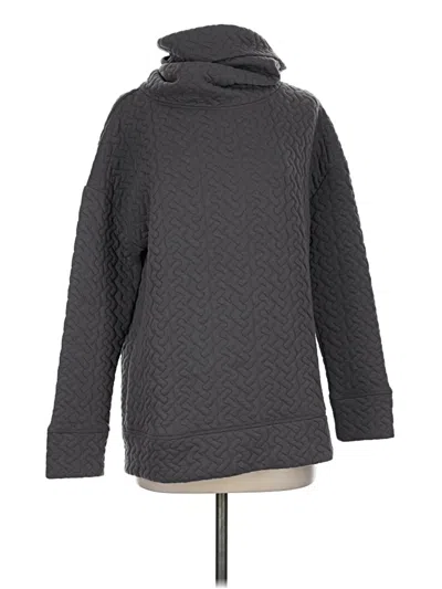 Pre-owned Gap Fit Turtleneck Sweater In Gray