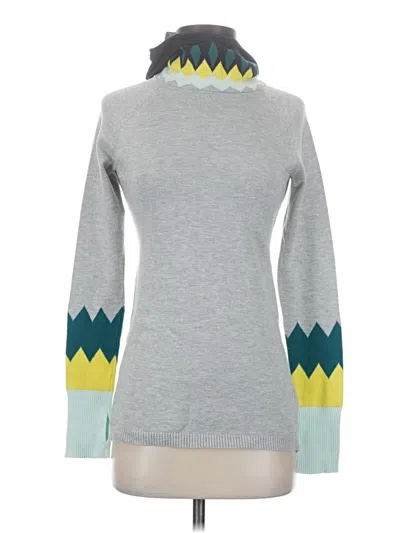 Pre-owned Gap Fit Turtleneck Sweater In Gray