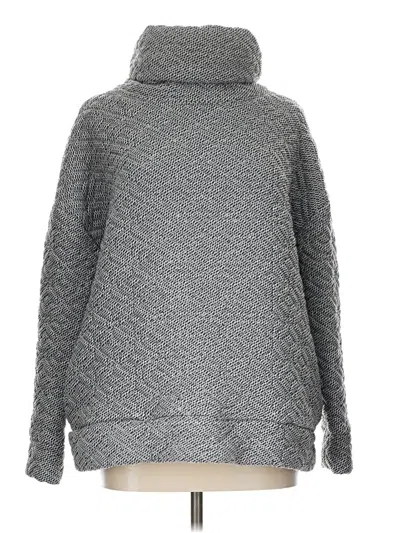 Pre-owned Gap Fit Turtleneck Sweater In Gray
