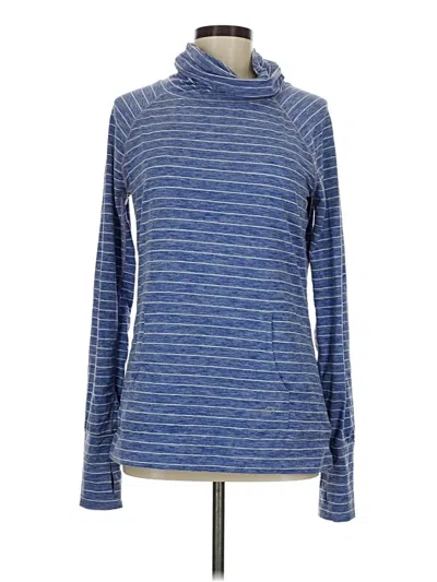 Pre-owned Gap Fit Turtleneck Sweater In Purple