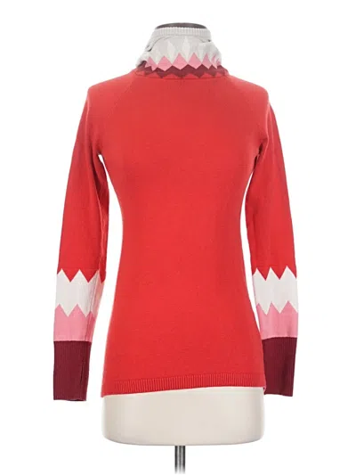 Pre-owned Gap Fit Turtleneck Sweater In Red