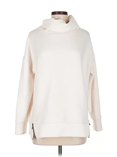 Pre-owned Gap Fit Turtleneck Sweater In White