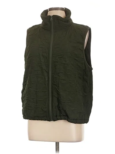 Pre-owned Gap Fit Vest In Green