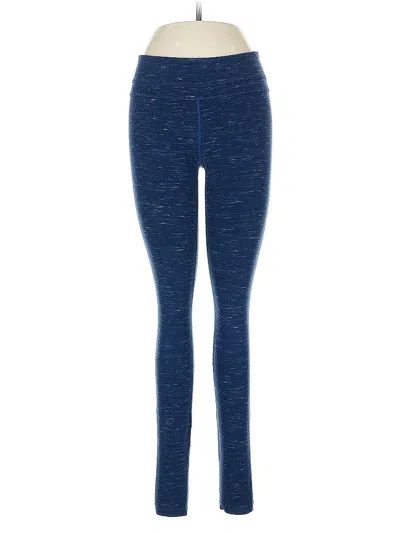 Pre-owned Gap Fit Yoga Pants In Blue