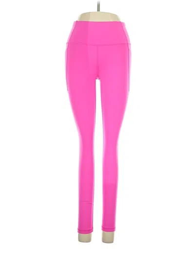 Pre-owned Gap Fit Yoga Pants In Pink