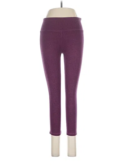 Pre-owned Gap Fit Yoga Pants In Purple