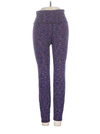 Pre-owned Gap Fit Yoga Pants In Purple