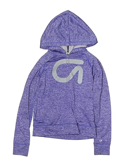 Pre-owned Gap Fit Kids' Zip Up Hoodie In Blue