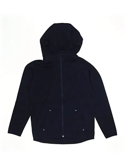 Pre-owned Gap Fit Kids' Zip Up Hoodie In Blue