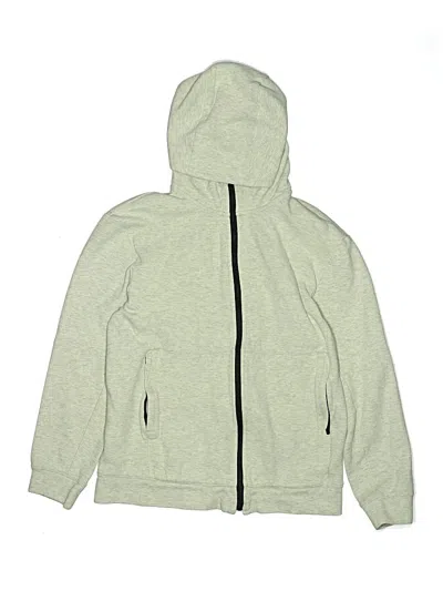 Pre-owned Gap Fit Kids' Zip Up Hoodie In Gray