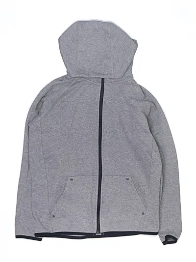 Pre-owned Gap Fit Kids' Zip Up Hoodie In Gray