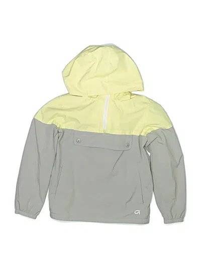 Pre-owned Gap Fit Kids' Zip Up Hoodie In Yellow