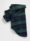 Gap Flannel Pet Pjs In Blue