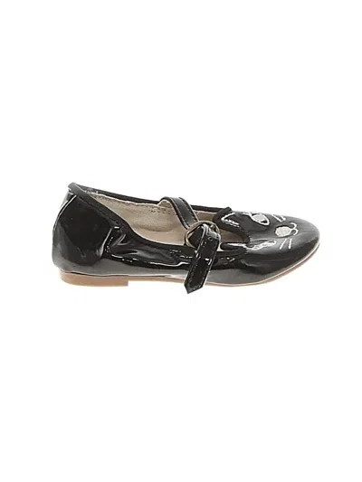 Pre-owned Gap Kids' Flats In Black