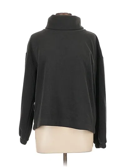 Pre-owned Gap Fleece Jacket In Black