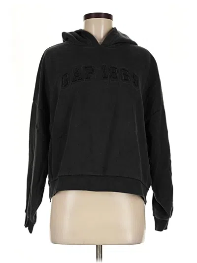Pre-owned Gap Fleece Jacket In Black
